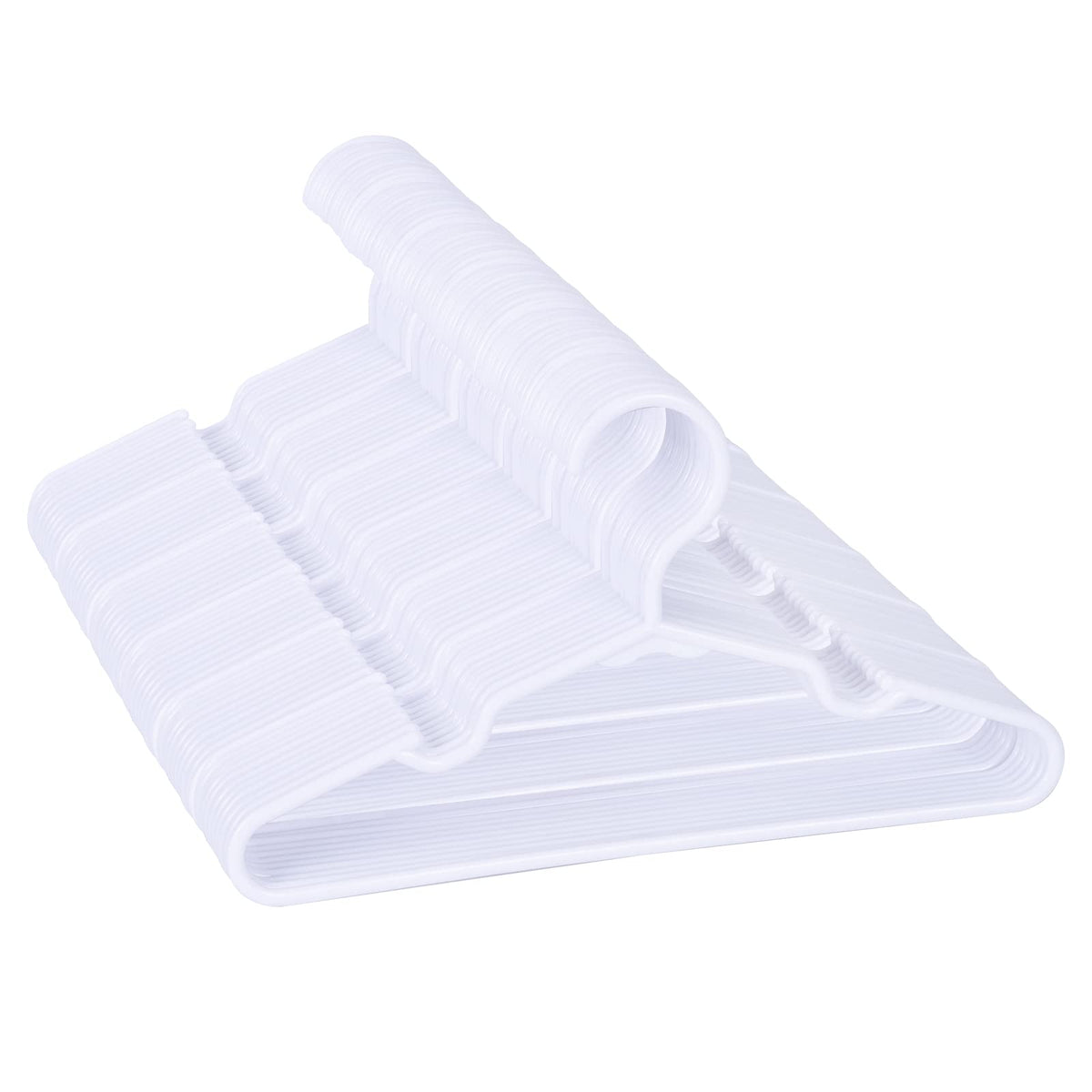 100 Pack White Kids Hangers 11.6 Inch-Baby Clothes Hangers or Toddler&Child