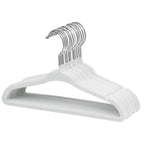 ManGotree 11" Baby Velvet Hangers Non-Slip Kids Hangers 15 Pack Light Pink