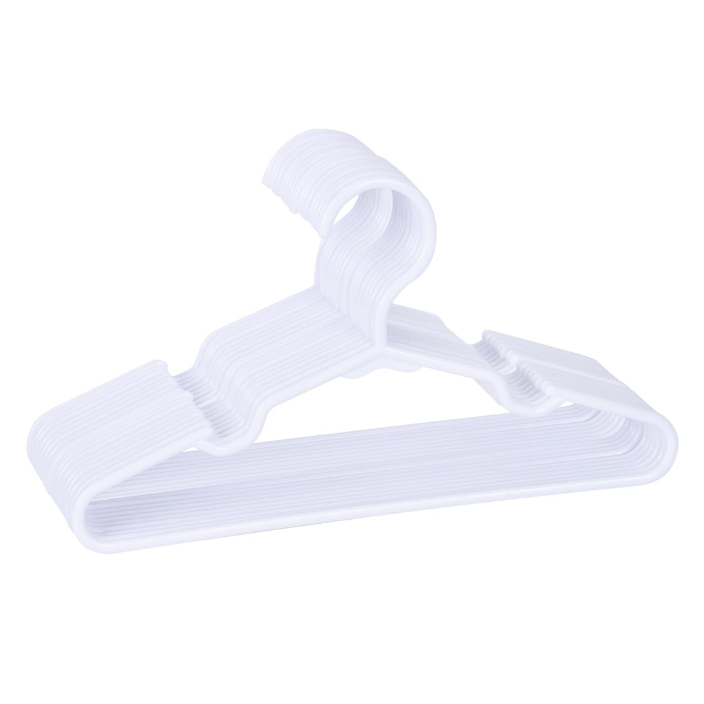 100 Pack White Kids Hangers 11.6 Inch-Baby Clothes Hangers or Toddler&Child