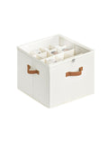 StorageWorks 2-Pack 32-Pair Shoe Storage Organizer for Closet, Beige