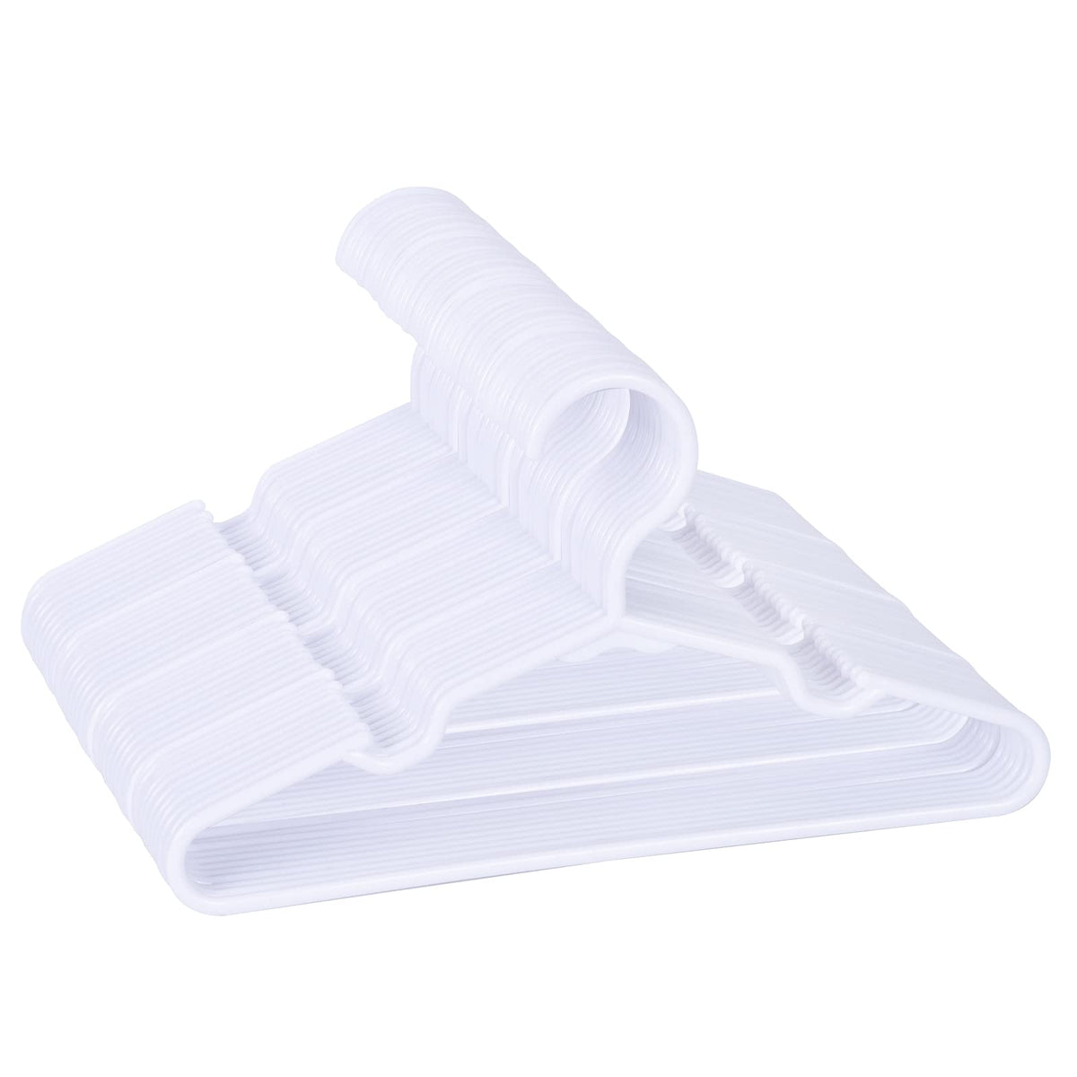 100 Pack White Kids Hangers 11.6 Inch-Baby Clothes Hangers or Toddler&Child