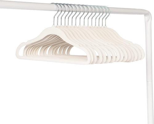 3 Sprouts Velvet Baby Hangers, Non Slip Slim, Cream, 30 Pack