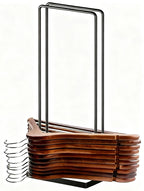 Hanger Organizer Stacker, Clothes Hanger Holder for Closet Laundry Room, Hangars Stacker Hold up 110 Wire Hangers for Storage Organizer, Hanger Rack Stand for Adult Child Velvet Pants Hangers