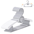 50 Pack Baby Hangers 11"-14" Adjustable Kids Hangers Multicolor