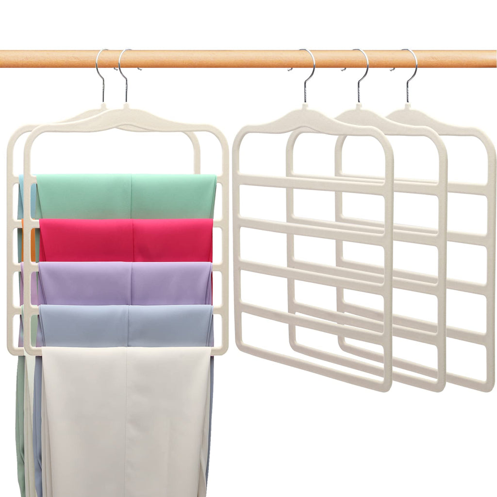 Closet Organizers and Storage, 3 Pack Velvet Pants-Hangers-Space-Saving
