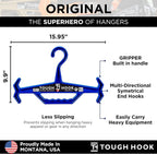 Tough Hook Multipurpose Heavy Duty Hanger, USA Made, Tactical Gear, 1 Black