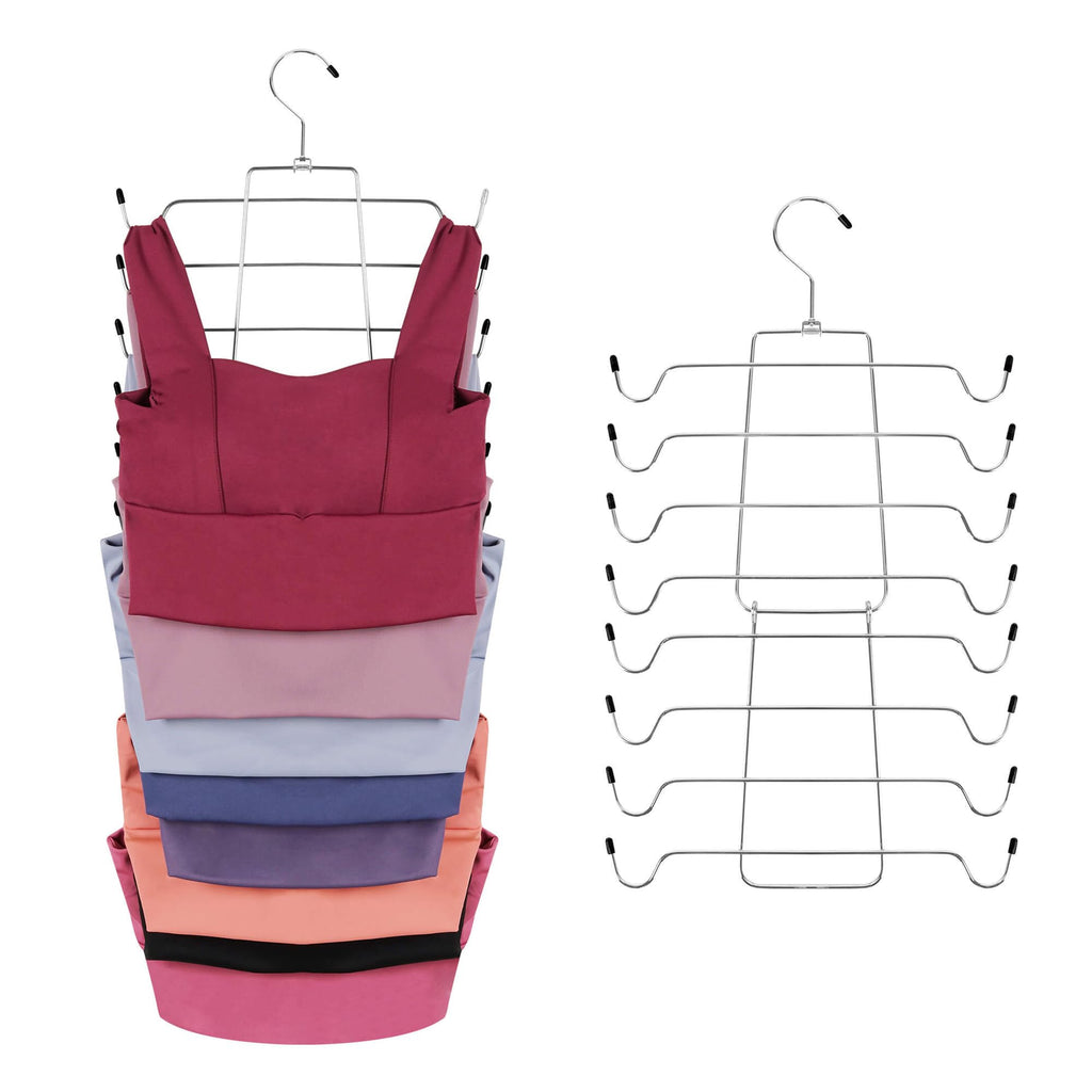 ZEDODIER 2 Pack Tank Top Hanger, Bra Organizer for Closet, Space Saving