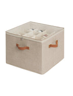 StorageWorks 2-Pack 32-Pair Shoe Storage Organizer for Closet, Beige