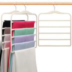 Closet Organizers and Storage, 3 Pack Velvet Pants-Hangers-Space-Saving