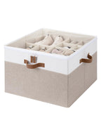 StorageWorks 2-Pack 32-Pair Shoe Storage Organizer for Closet, Beige