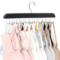 Tank Top Hanger with 40 Hooks for Closet Organizer, Premium Wood Bra Hanger