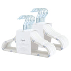 3 Sprouts Velvet Baby Hangers, Non Slip Slim, Cream, 30 Pack