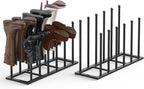 HzTinT Boot Rack for Tall Boots, 19.5" Boot Organizer Holds 6 Pairs, Black
