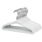 ManGotree 11" Baby Velvet Hangers Non-Slip Kids Hangers 15 Pack Light Pink