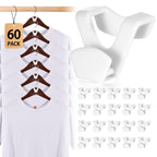 HOUSE DAY Space Saving Hanger Hooks 60 Pack, Clothes Hanger Connector Hooks
