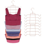 ZEDODIER 2 Pack Tank Top Hanger, Bra Organizer for Closet, Space Saving