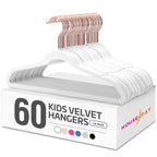 HOUSE DAY Velvet Kids Hangers 60 Pack, Premium Childrens Hangers for Closet