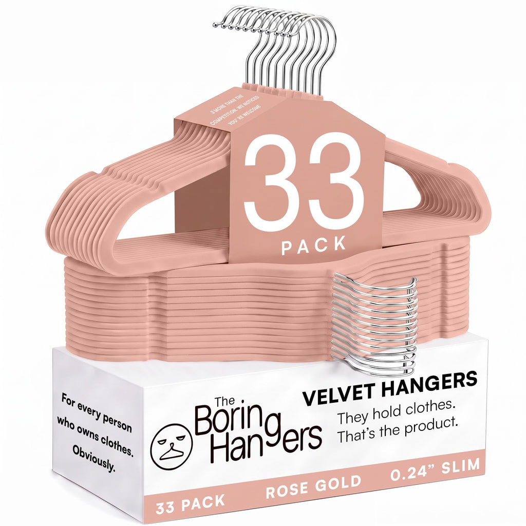 66 Pack Black Velvet Hangers Non Slip, Felt Hangers