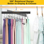 Legging Organizer for Closet, Pants Hangers with Clips