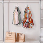 ZEDODIER Tank Top Hanger, Rotating Bra Organizer for Closet, Holds 24 Bras