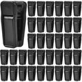 KISEER 40 Pcs Plastic Baby Hanger Clips Slim-line Finger Clips Set for Clothes Hanger Velvet Hanger (White)