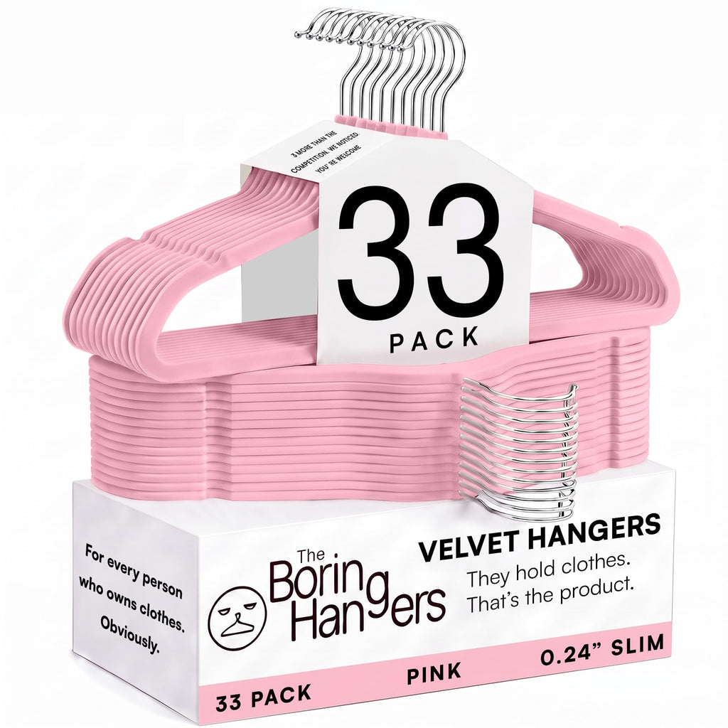 66 Pack Black Velvet Hangers Non Slip, Felt Hangers