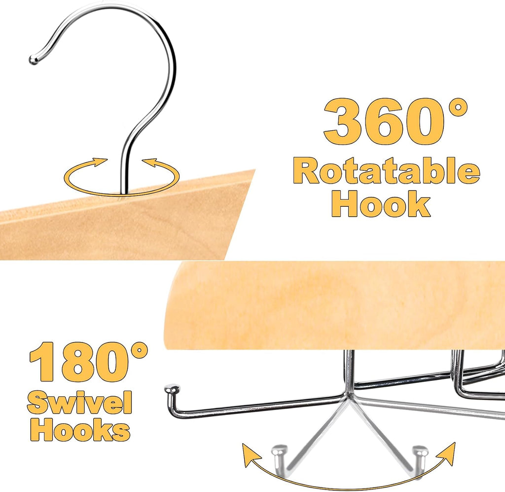 Tank Top Hanger for Closet Organizer, 20 Large Capacity Premium Bra Hanger