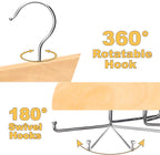 Tank Top Hanger for Closet Organizer, 20 Large Capacity Premium Bra Hanger