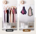ZEDODIER Tank Top Hanger, Rotating Bra Organizer for Closet, Holds 24 Bras