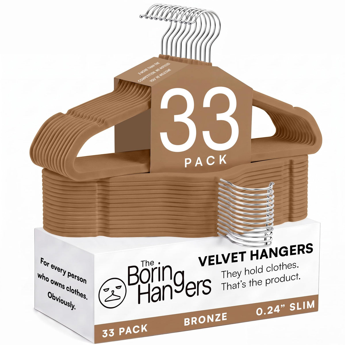 66 Pack Black Velvet Hangers Non Slip, Felt Hangers