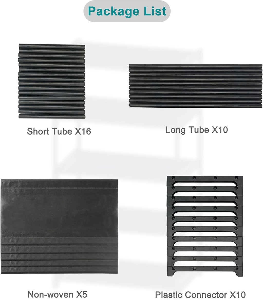 Autonomier 5-Tier Extra Small Shoe Rack (16.3" Wide), Narrow Space-Saving