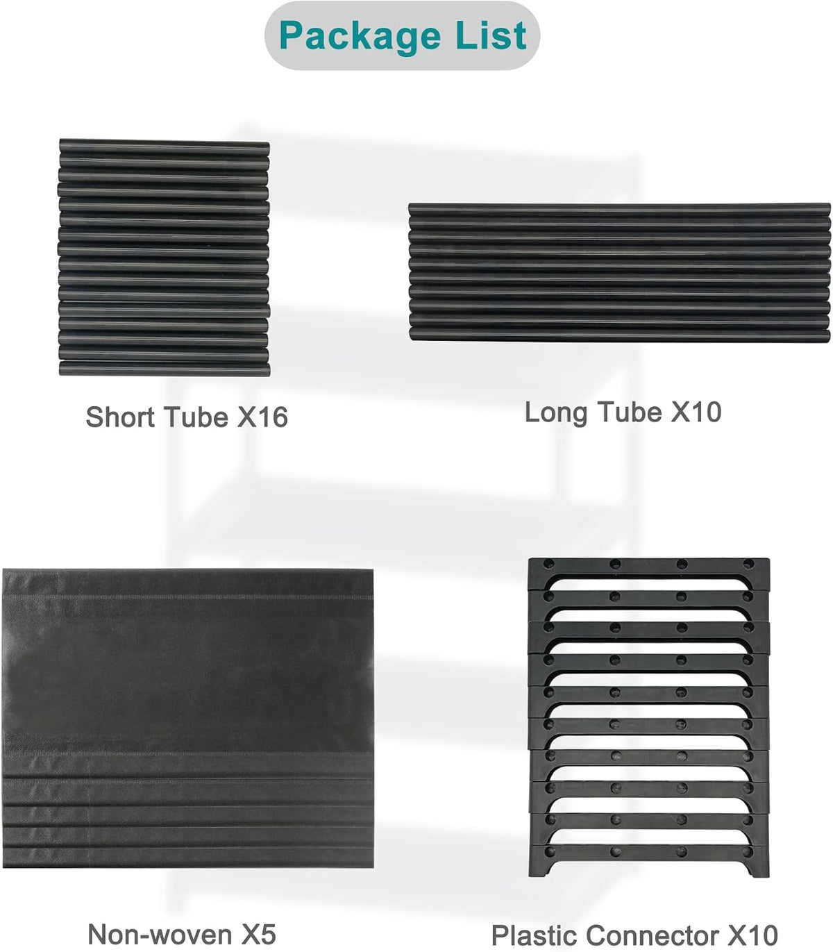 Autonomier 5-Tier Extra Small Shoe Rack (16.3" Wide), Narrow Space-Saving