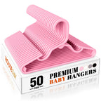 HOUSE DAY White Baby Hangers 20 Pack, Sturdy 11.5" Kids Hangers for Closet