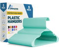Lifemaster Plastic Clothes Hanger Set - 30 Pieces Versatile, Lightweight, Space-Saving, Non-Slip, Slim Designed, Dry and Wet Clothes Hanger Set - White