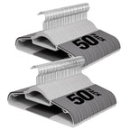 Plastic Hangers 50 Pack, 16.5" Non-Slip Clothes Hangers Heavy Duty