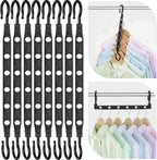 Space Saving Hangers for 48 Clothes, Reinforced Collapsible Hangers