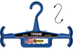HICE - Titan Vest Hanger | Original Heavy Duty Plate Carrier & Body Armor Hanger | 200 lb Load Capacity | Durable High Impact Resin | for Police, Military, Scuba & Tactical Gear (Black)