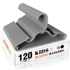 HOUSE DAY White Baby Hangers 20 Pack, Sturdy 11.5" Kids Hangers for Closet