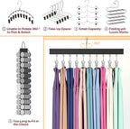 Legging Organizer for Closet, Pants Hangers with Clips