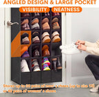 Ofiray-home Over the Door Shoe Organizer, 30-40 Pairs