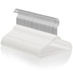 Casafield 50 Velvet Baby Hangers - 11" Size for Infant & Toddler Clothes - Ivory