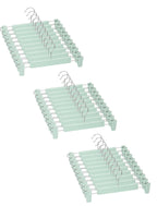 Pants Hangers with Clips, Skirt Hangers, 10 Pack, Black