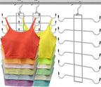 Metal Tank Top Hanger 2 Pack, 360° Swivel Closet Organizers and Storage