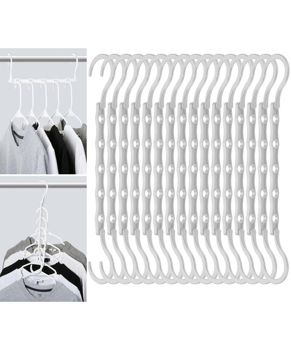 Mr. Pen- Space Saving Hangers, 8 pcs, 360° Rotating Hooks