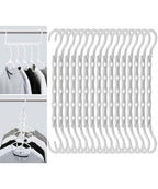Mr. Pen- Space Saving Hangers, 8 pcs, 360° Rotating Hooks