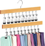 Legging Organizer for Closet, Pants Hangers with Clips