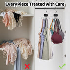 3 Pack Tank Top Hangers, Premium Bra Hanger for Closet Organizer