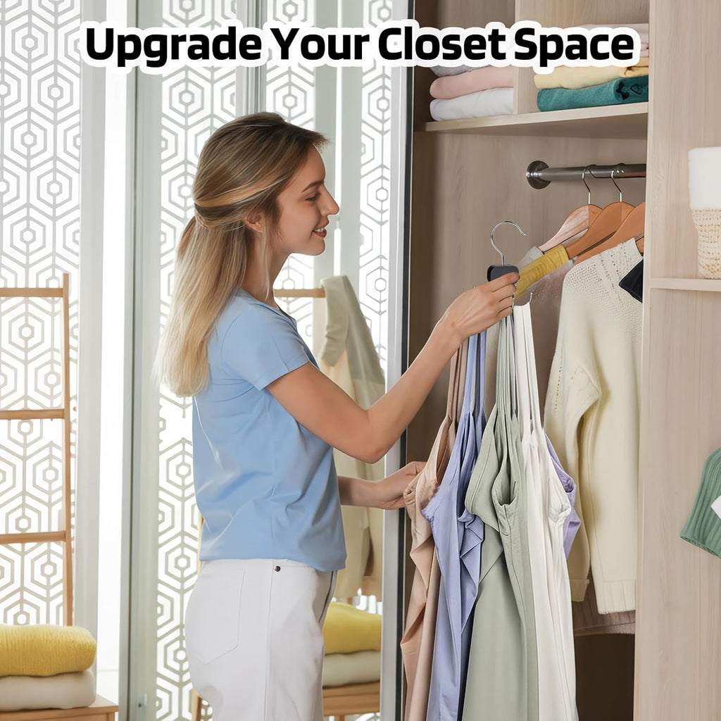 3 Pack Tank Top Hangers, Premium Bra Hanger for Closet Organizer