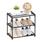 Autonomier 3 Tier Extra Small Shoe Rack (16.3" Wide), Lightweight Shelf