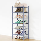 Smiry Bamboo Shoe Rack, 12 Vertical Slats, 3 Tier - 26.8" Wide, Natural